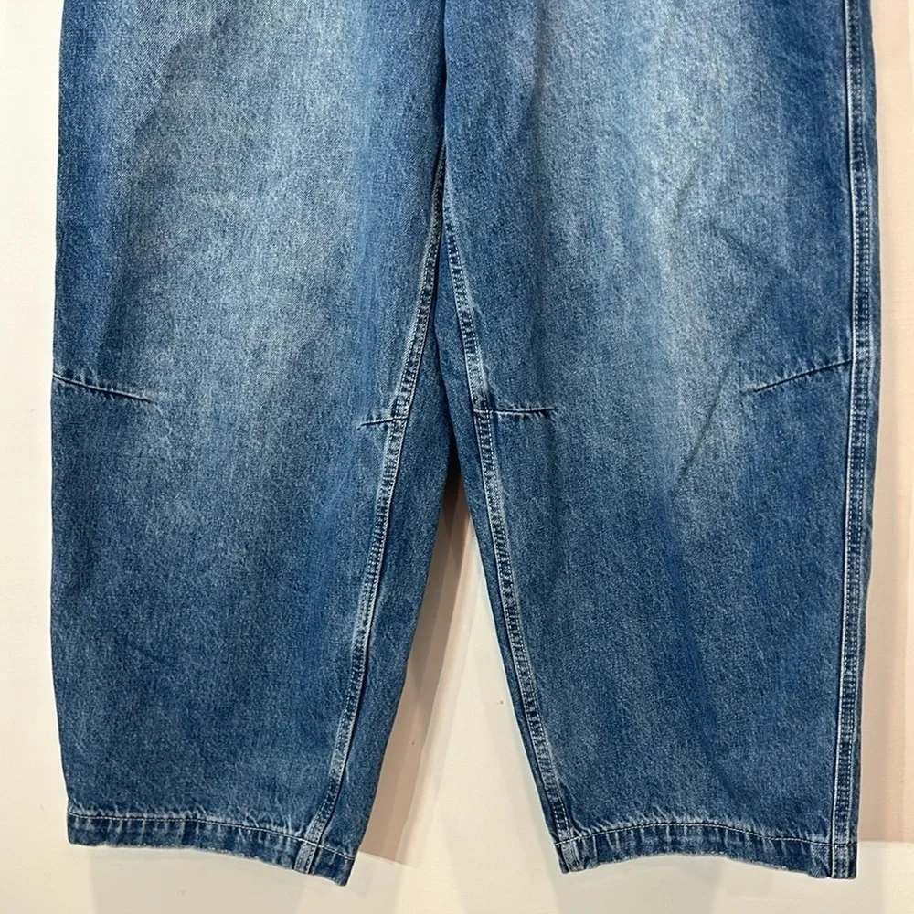 The ragged priest BAGGY GOLIATH DENIM blue JEAN plus size 34 women’s